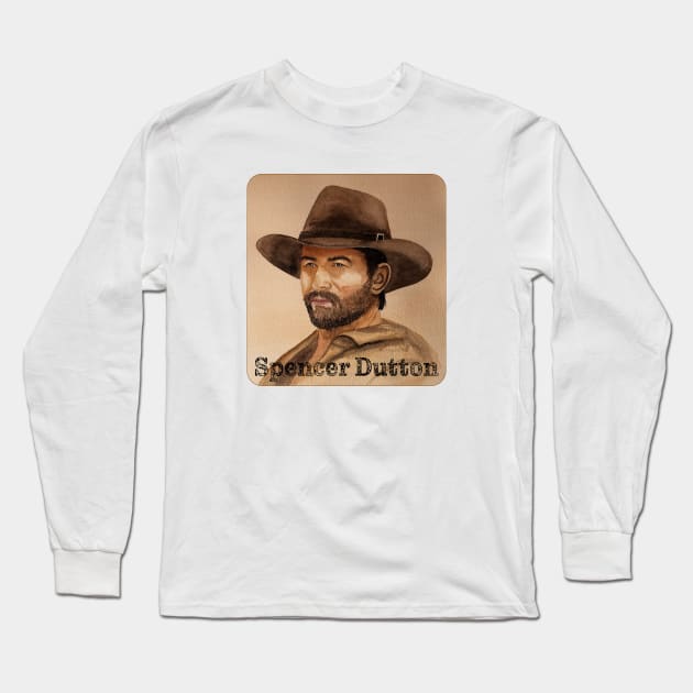 Spencer Dutton, 1923 Long Sleeve T-Shirt by MMcBuck